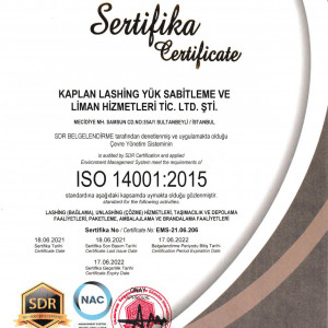 Kaplan Lashing - İstanbul Yük Sabitleme & Liman Hizmetleri