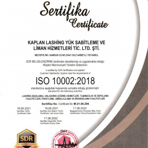 Kaplan Lashing - İstanbul Yük Sabitleme & Liman Hizmetleri